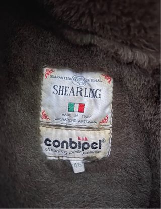 Montone donna marrone con pelliccia