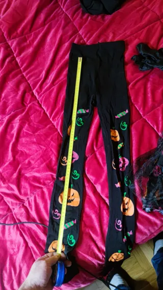 Disfraz Bruja Halloween Calabazas Niña