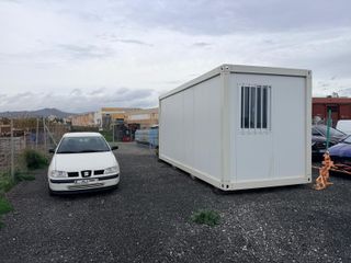 Caseta oficina prefabricada con luz