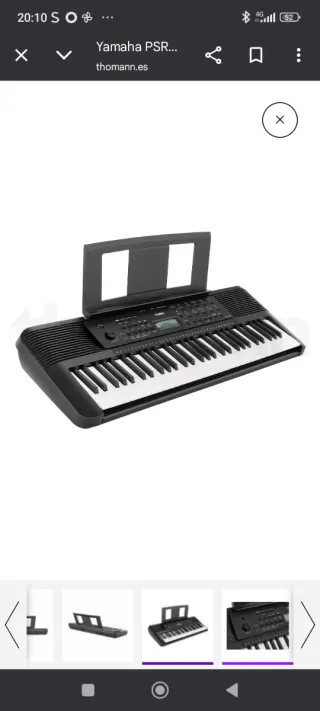 Teclado Yamaha con pedal