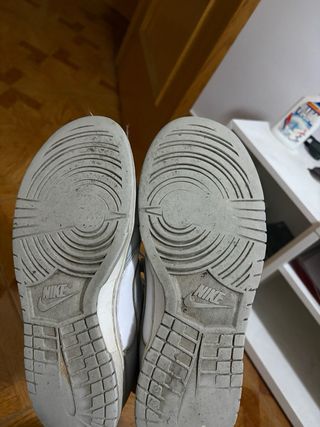 Zapatillas Nike Dunk Grises y Blancas