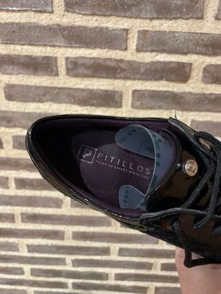 Zapatos Pitillos Negro Leopardo