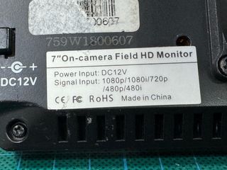 Monitor da campo Neewer da 7 pollici