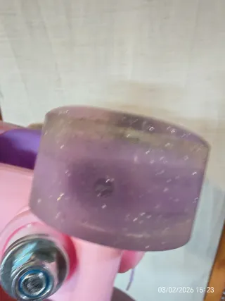 Patines 4 Ruedas Niña Rosa y Morado Usados un rato