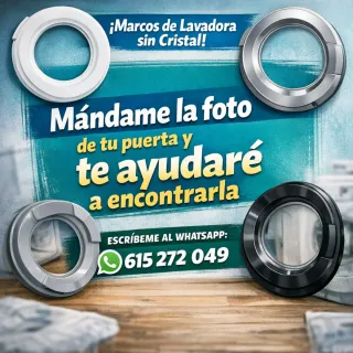 Marcos de lavadora sin cristal