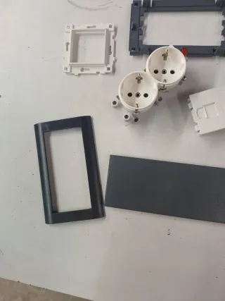 Componentes modulares para electricidad