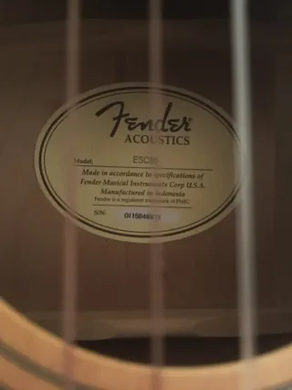 Guitarra Clásica Fender