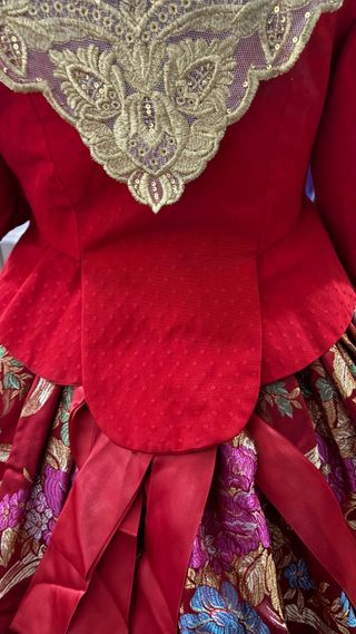 Traje de Fallera con 2 corpiños y zapatos