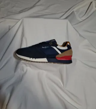 Zapatillas Pepe Jeans Hombre Azul/Rojo