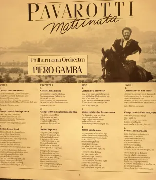 Vinilo Luciano Pavarotti Mattinata Decca