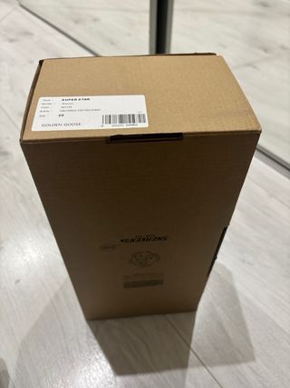 Golden Goose Sapatos Cinza e Branco