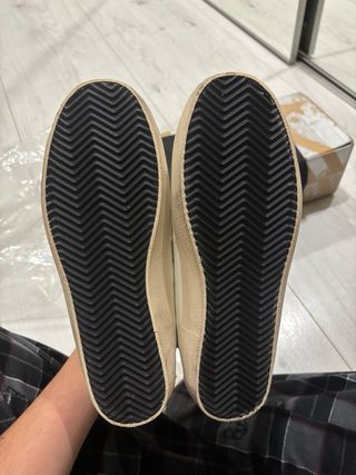 Golden Goose Sapatos Cinza e Branco