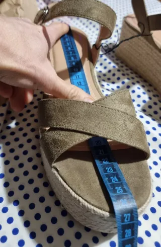 Sandalias cuña mujer talla 40