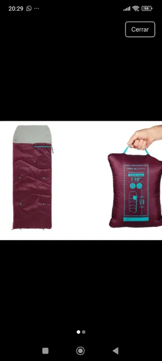 Saco de dormir infantil Decathlon