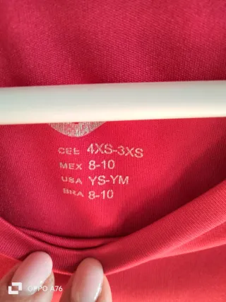 Camiseta deportiva Joma roja