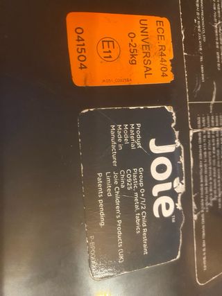 Silla coche Joie Grupo 0/1/2