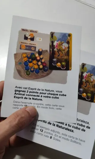 HARMONIES Carta Promo Dinosaurio + Tokens Dorados