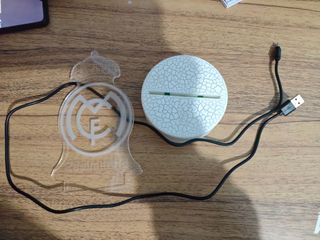 Lámpara LED Real Madrid Acrílico