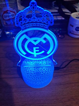 Lámpara LED Real Madrid Acrílico