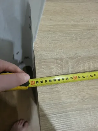 Mesa escritorio madera y metal