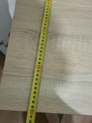 Mesa escritorio madera y metal