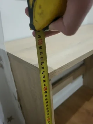 Mesa escritorio madera y metal