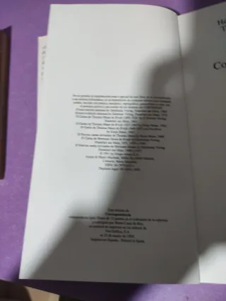 2 Libro Correspondencia Hermann Hesse y Thomas Man