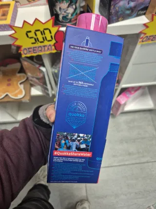 Botella termo arcoíris