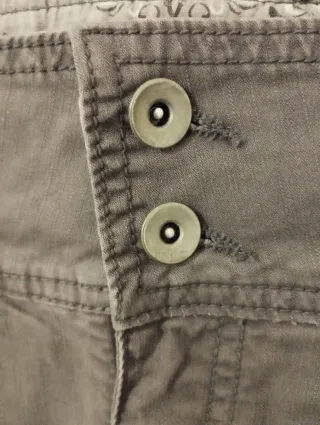 Minigonna cotone grigia tg M