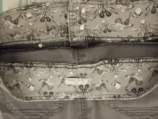 Minigonna cotone grigia tg M