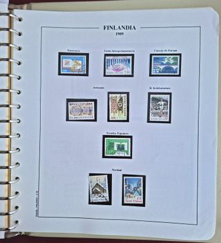 Sellos Finlandia 1987-1989 Perros