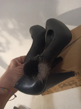 Scarpe con tacco nere donna 39