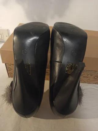 Scarpe con tacco nere donna 39