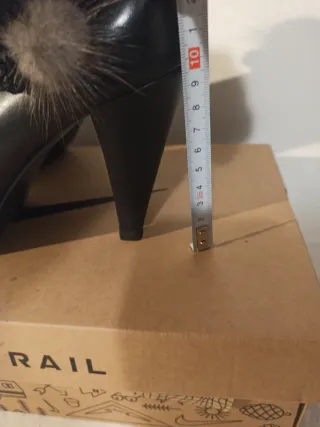 Scarpe con tacco nere donna 39