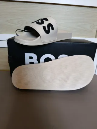 Sandalias Boss blanco roto Talla 39 Mujer