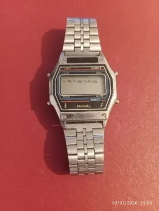 Reloj Melody Digital Plata