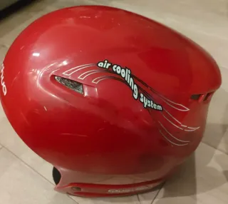Casco de esquí Quechua rojo