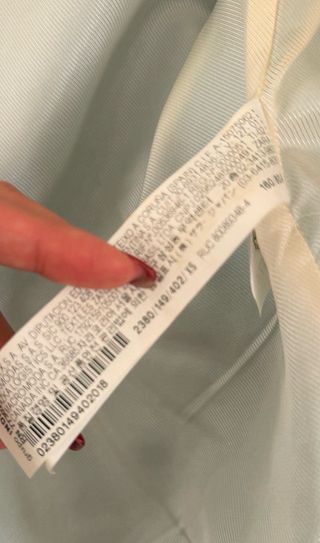 Chaqueta Tweed Zara Azul