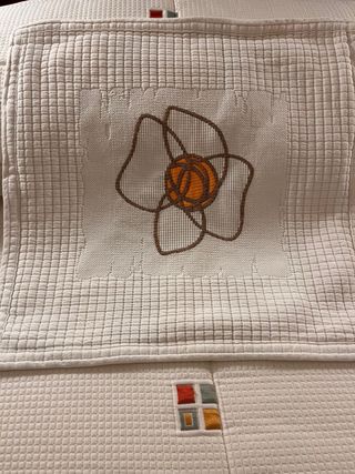 Colcha edredón beige/multicolor 135cm Reig Martí