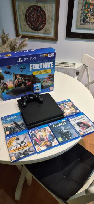 PS4 Edición Fortnite y 6 juegos!!