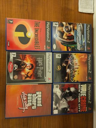 Lote 6 Juegos PS2