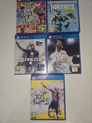 PS4 1TB Negra + 2 Mandos y Juegos