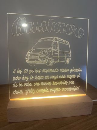 Lámparas LED personalizadas