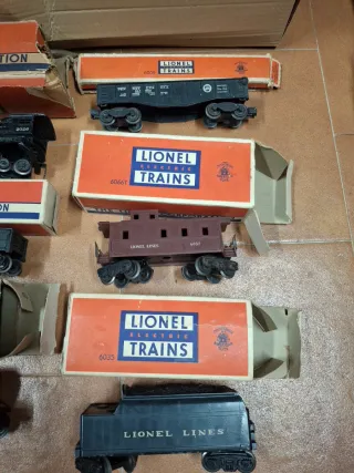 Lote Trenes Lionel PostWar Escala O Cajas original