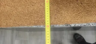 Felpudo "Aquí vive un borderline"