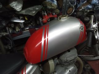Depósito Bultaco Metralla 62 Gris/Rojo