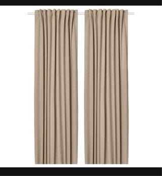 Cortinas ROSENMANDEL IKEA Beige Dorado