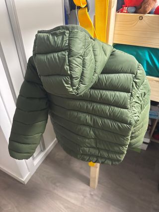 Abrigo niño verde 9, 10 año