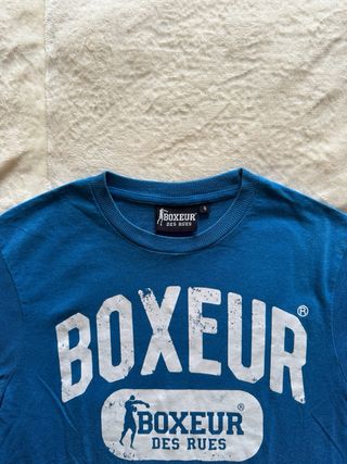 T-shirt uomo – Boxeur des Rues – Taglia S – Blu