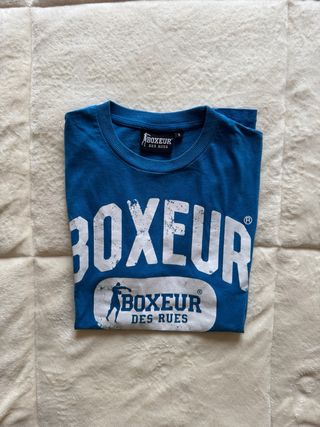 T-shirt uomo – Boxeur des Rues – Taglia S – Blu